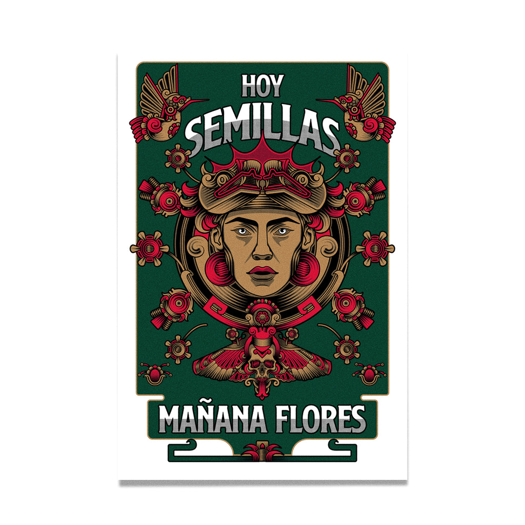 Print "Hoy Semillas, Mañana Flores"